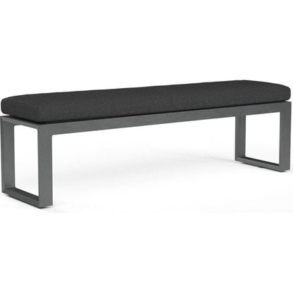 Redondo Sunbrella Outdoor Dining Bench - LOOMLAN - Sunset West - Outdoor Benches