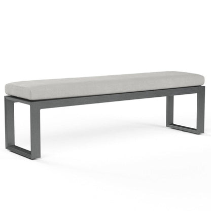 Redondo Sunbrella Outdoor Dining Bench - LOOMLAN - Sunset West - Outdoor Benches