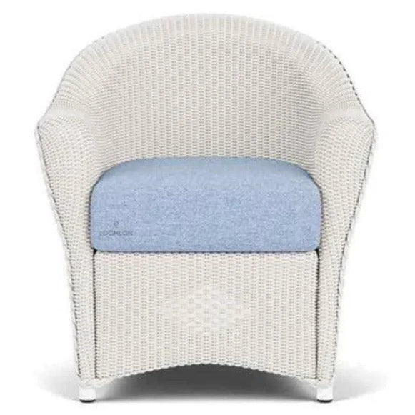 Lloyd Flanders Reflections Wicker Dining Chair Sunbrella Cushion