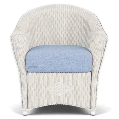 Lloyd Flanders Reflections Wicker Dining Chair Sunbrella Cushion