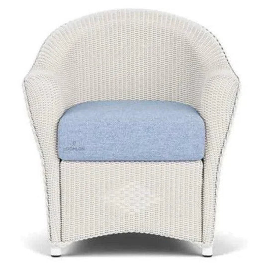 Lloyd Flanders Reflections Wicker Dining Chair Sunbrella Cushion