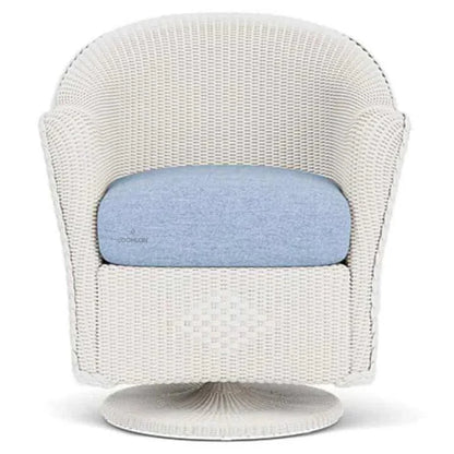 Reflections Wicker Patio Swivel Rocker Dining Chair - LOOMLAN - Lloyd Flanders - Outdoor Dining Chairs