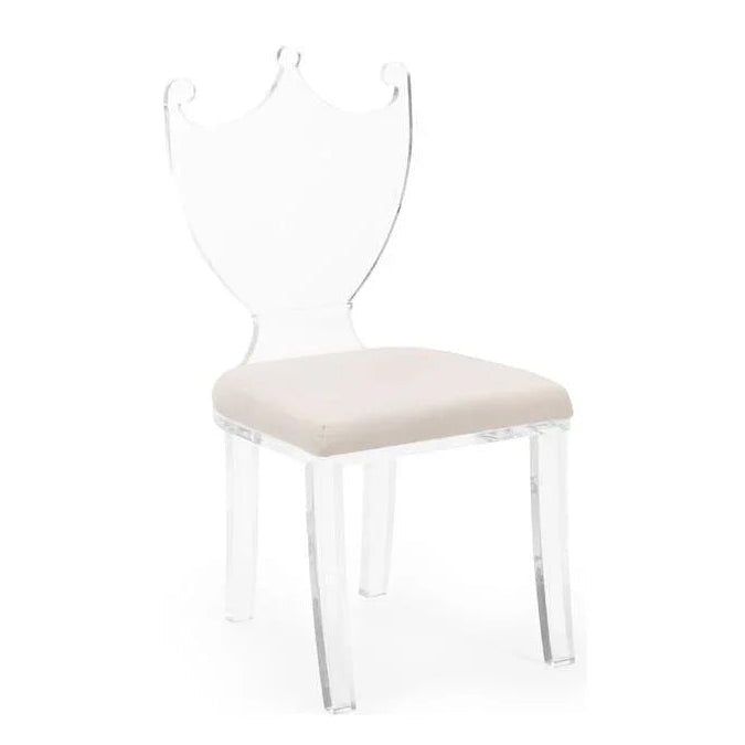 Chelsea House Regency Black Acrylic Frame Hall Chair