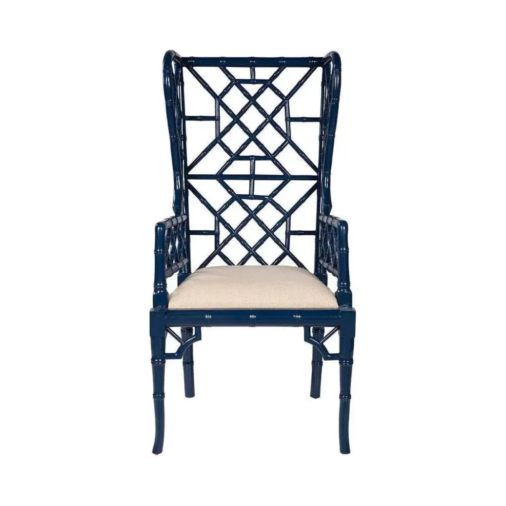 Furniture Classics Regency Wingback Mahogany Armchair 2PC