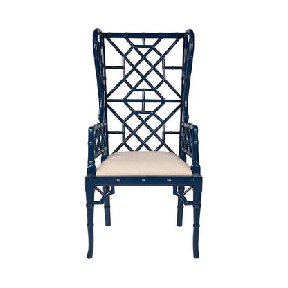 Furniture Classics Regency Wingback Mahogany Armchair 2PC