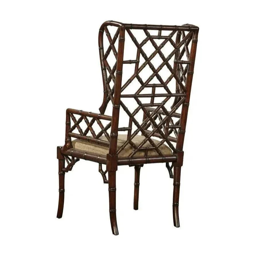 Furniture Classics Regency Wingback Mahogany Armchair 2PC