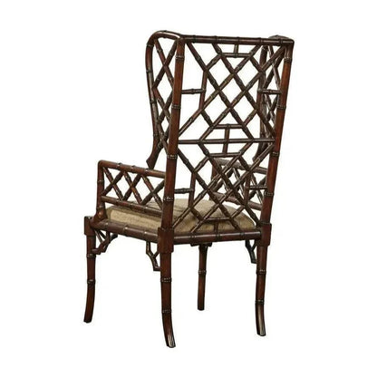 Furniture Classics Regency Wingback Mahogany Armchair 2PC