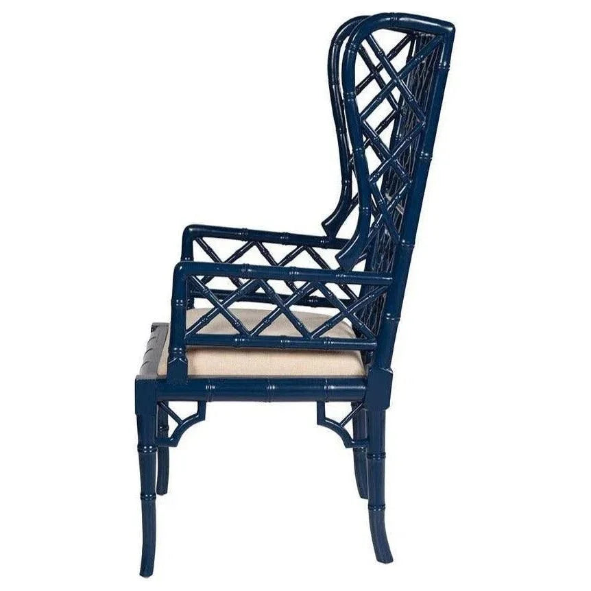 Furniture Classics Regency Wingback Mahogany Armchair 2PC