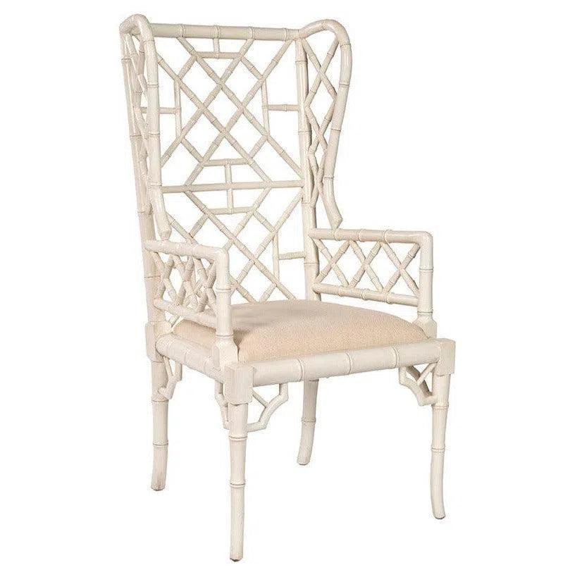 Furniture Classics Regency Wingback Mahogany Armchair 2PC