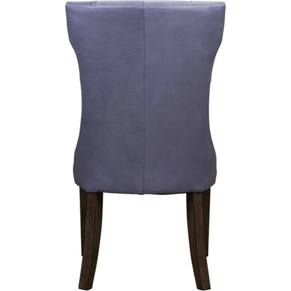 Reid Leather Luxury Style Dining Chair - LOOMLAN - Olivia + Quinn - Dining Chairs