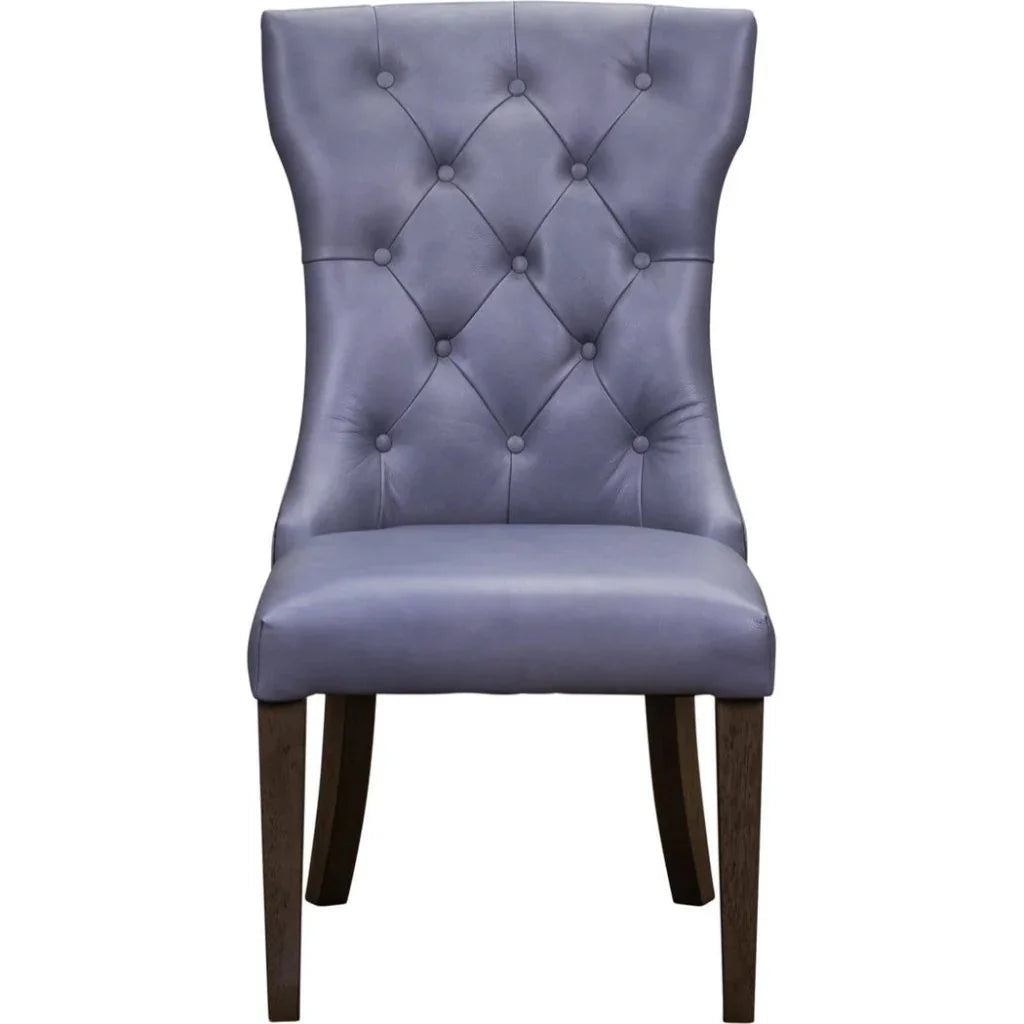 Reid Leather Luxury Style Dining Chair - LOOMLAN - Olivia + Quinn - Dining Chairs