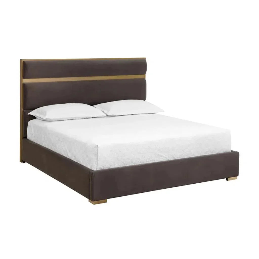 SUNPAN Reign Fabric Meg Ash Bed