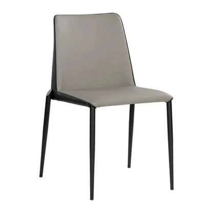 SUNPAN Renee Leather Stackable Dining Chair 2PC