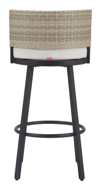 Midnight Wave White Barstool