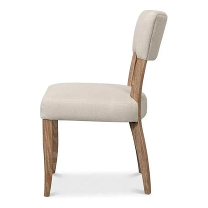 Rhett Cream Dining Chairs Set of 2 - LOOMLAN - Sarreid - Dining Chairs