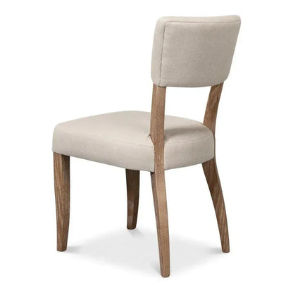Rhett Cream Dining Chairs Set of 2 - LOOMLAN - Sarreid - Dining Chairs