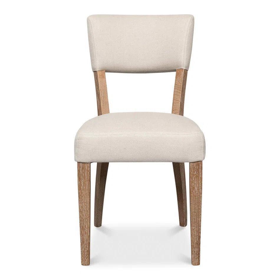 Rhett Cream Dining Chairs Set of 2 - LOOMLAN - Sarreid - Dining Chairs