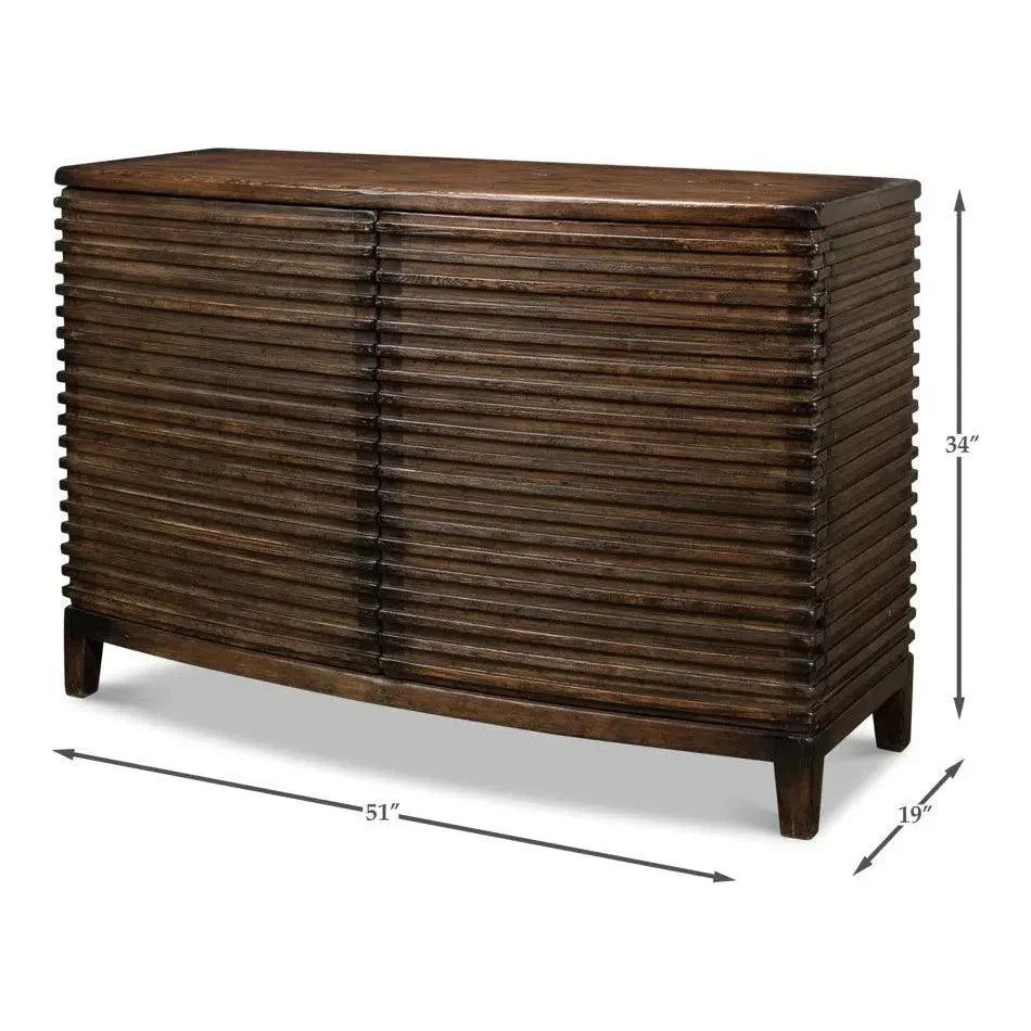 Sarreid Ribbed Remington Small Sideboard