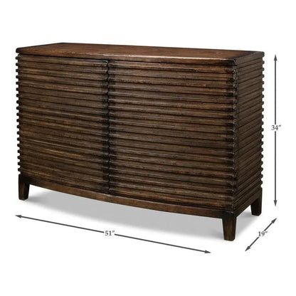 Sarreid Ribbed Remington Small Sideboard