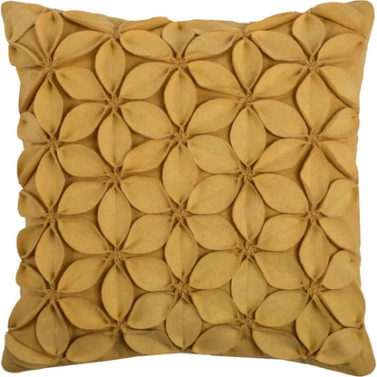 Riona Textured Floral Throw Pillow For Couch