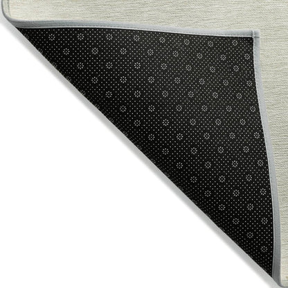 LOOMLAN Rugs Riven Ivory Washable Indoor-Outdoor Rug