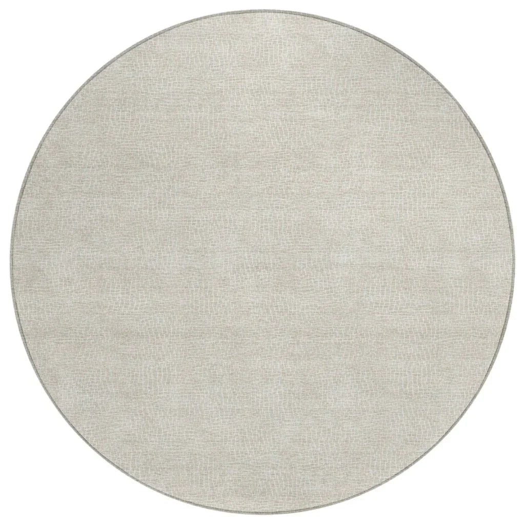 LOOMLAN Rugs Riyala Beige Washable Indoor-Outdoor Rug