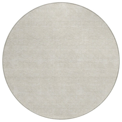 LOOMLAN Rugs Riyala Beige Washable Indoor-Outdoor Rug