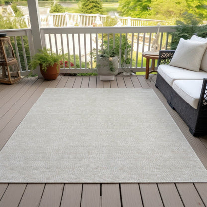 LOOMLAN Rugs Riyala Beige Washable Indoor-Outdoor Rug