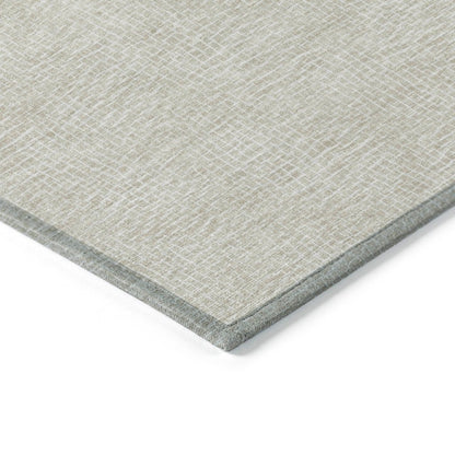 LOOMLAN Rugs Riyala Beige Washable Indoor-Outdoor Rug