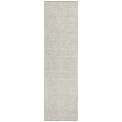 LOOMLAN Rugs Riyala Beige Washable Indoor-Outdoor Rug