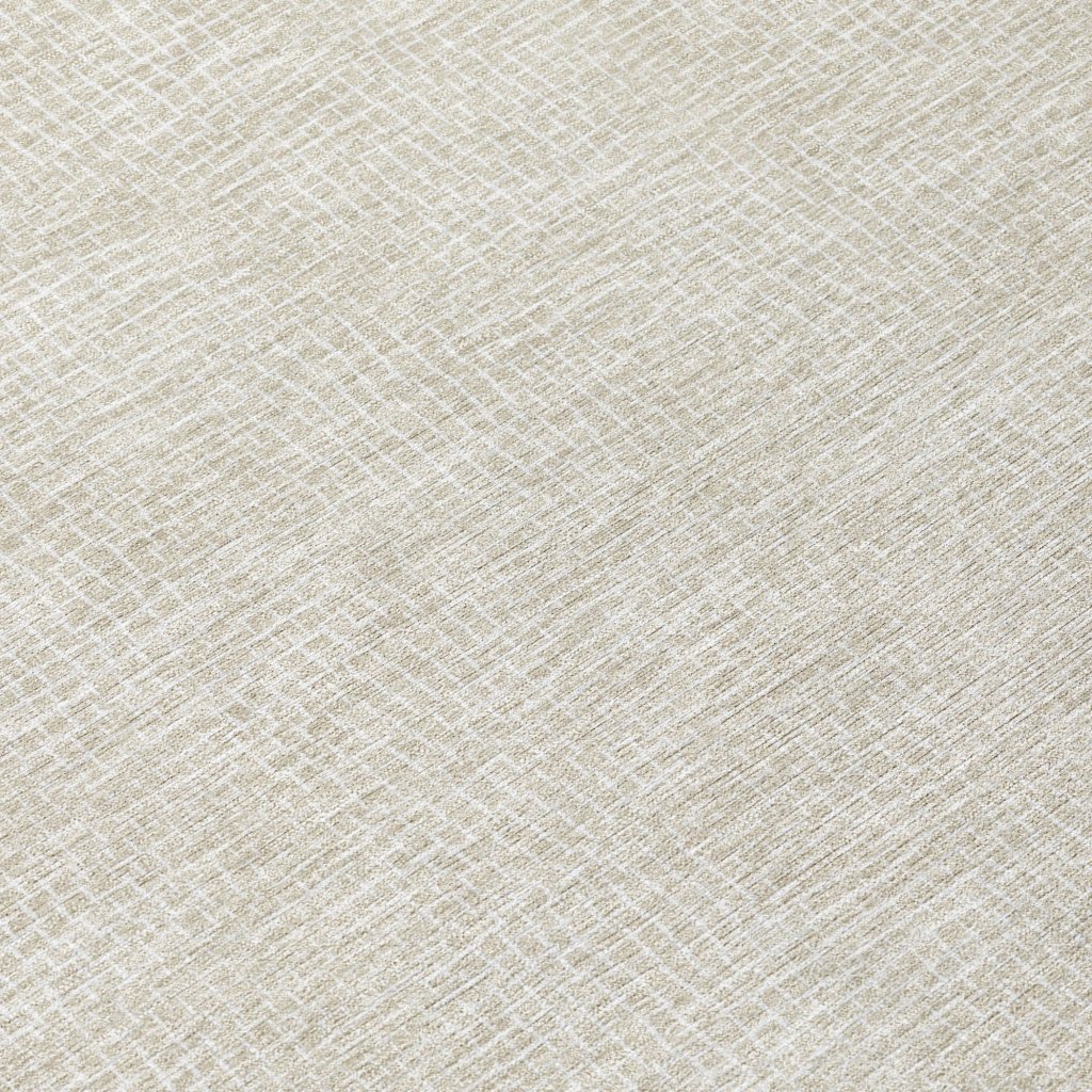 LOOMLAN Rugs Riyala Beige Washable Indoor-Outdoor Rug