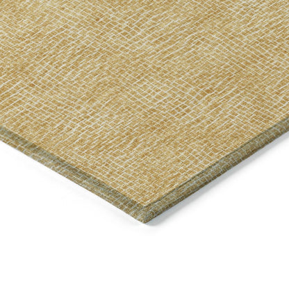 LOOMLAN Rugs Riyala Gold Washable Indoor-Outdoor Rug