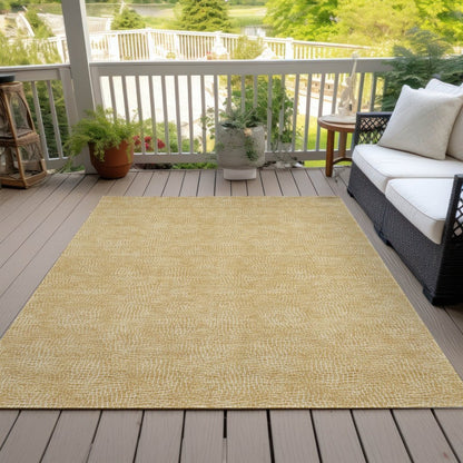 LOOMLAN Rugs Riyala Gold Washable Indoor-Outdoor Rug