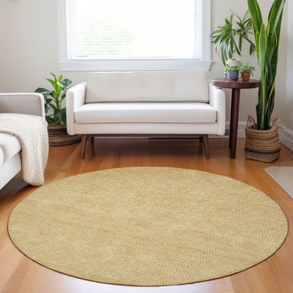 LOOMLAN Rugs Riyala Gold Washable Indoor-Outdoor Rug