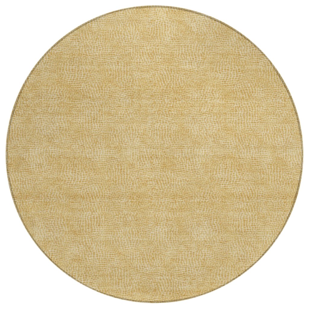 LOOMLAN Rugs Riyala Gold Washable Indoor-Outdoor Rug