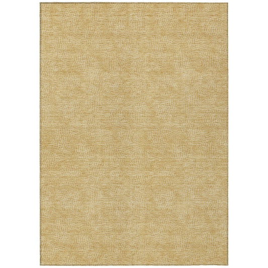 LOOMLAN Rugs Riyala Gold Washable Indoor-Outdoor Rug