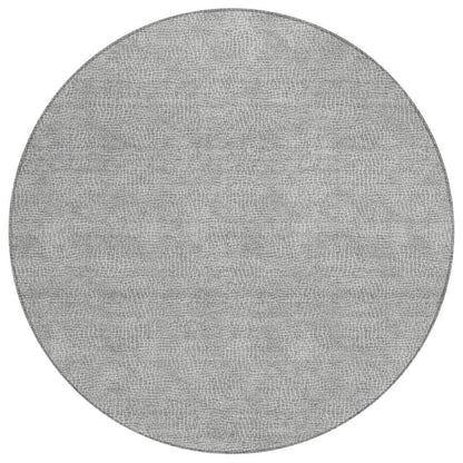 LOOMLAN Rugs Riyala Gray Washable Indoor-Outdoor Rug
