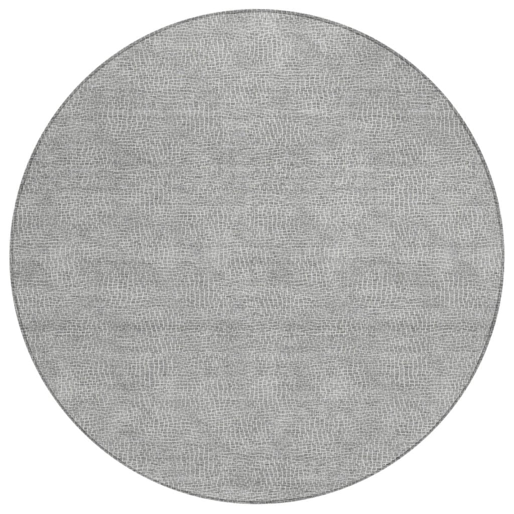 LOOMLAN Rugs Riyala Gray Washable Indoor-Outdoor Rug