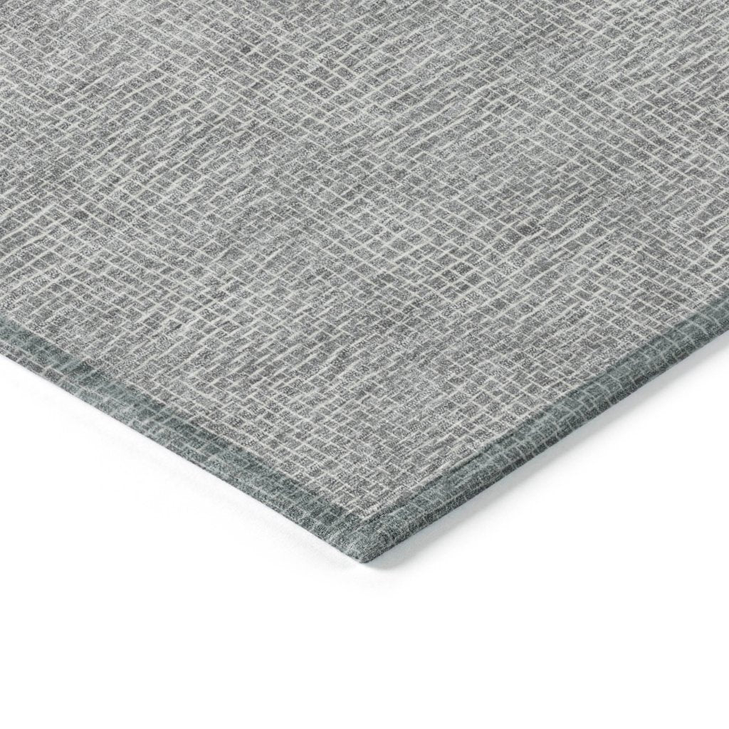 LOOMLAN Rugs Riyala Gray Washable Indoor-Outdoor Rug