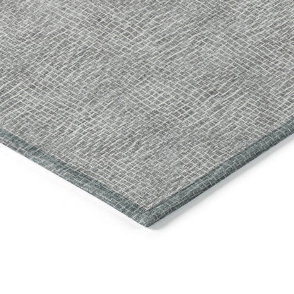 LOOMLAN Rugs Riyala Gray Washable Indoor-Outdoor Rug