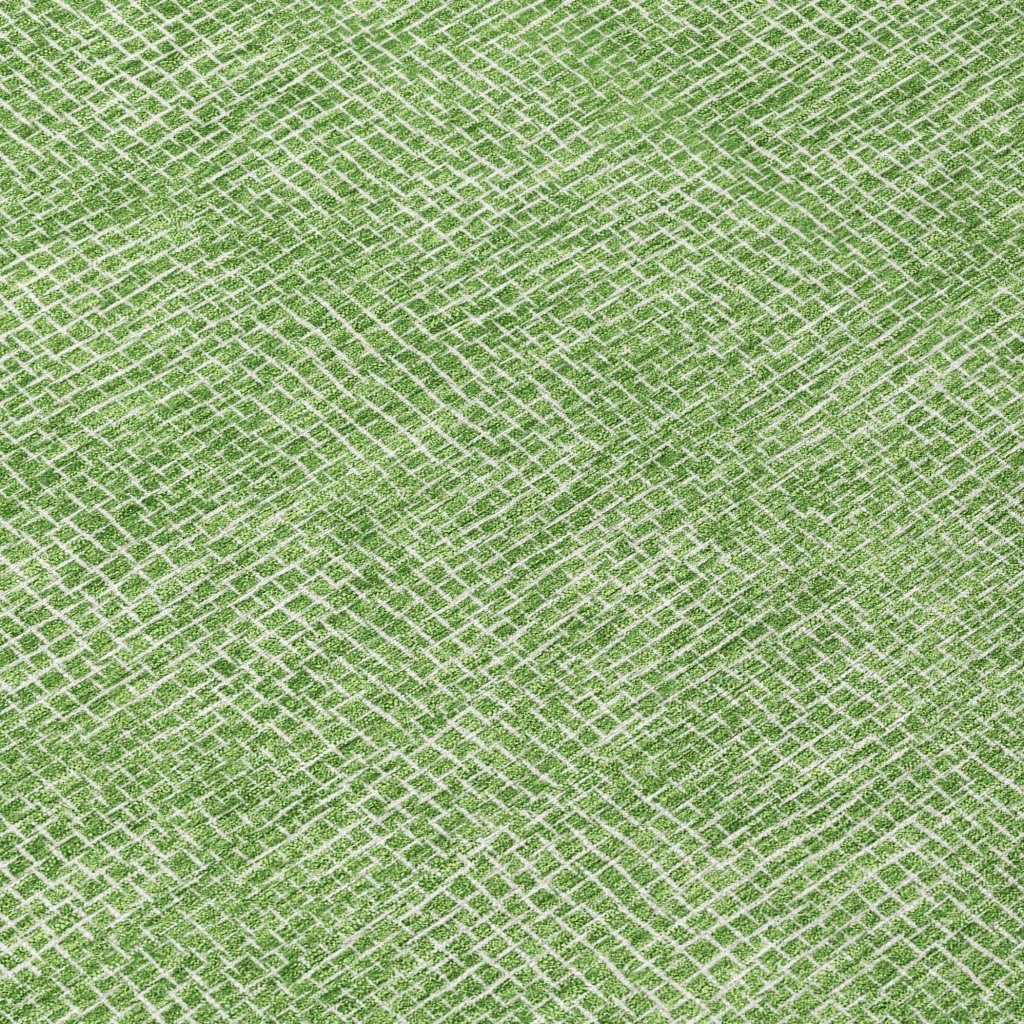 LOOMLAN Rugs Riyala Green Washable Indoor-Outdoor Rug