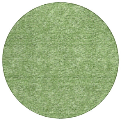 LOOMLAN Rugs Riyala Green Washable Indoor-Outdoor Rug