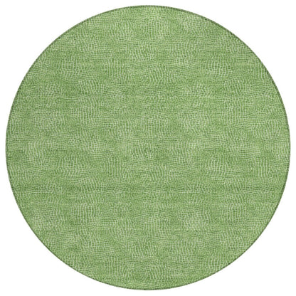 LOOMLAN Rugs Riyala Green Washable Indoor-Outdoor Rug