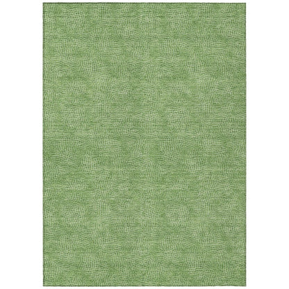 LOOMLAN Rugs Riyala Green Washable Indoor-Outdoor Rug