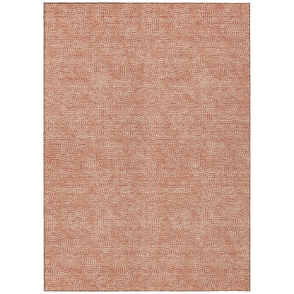 LOOMLAN Rugs Riyala Orange Washable Indoor-Outdoor Rug