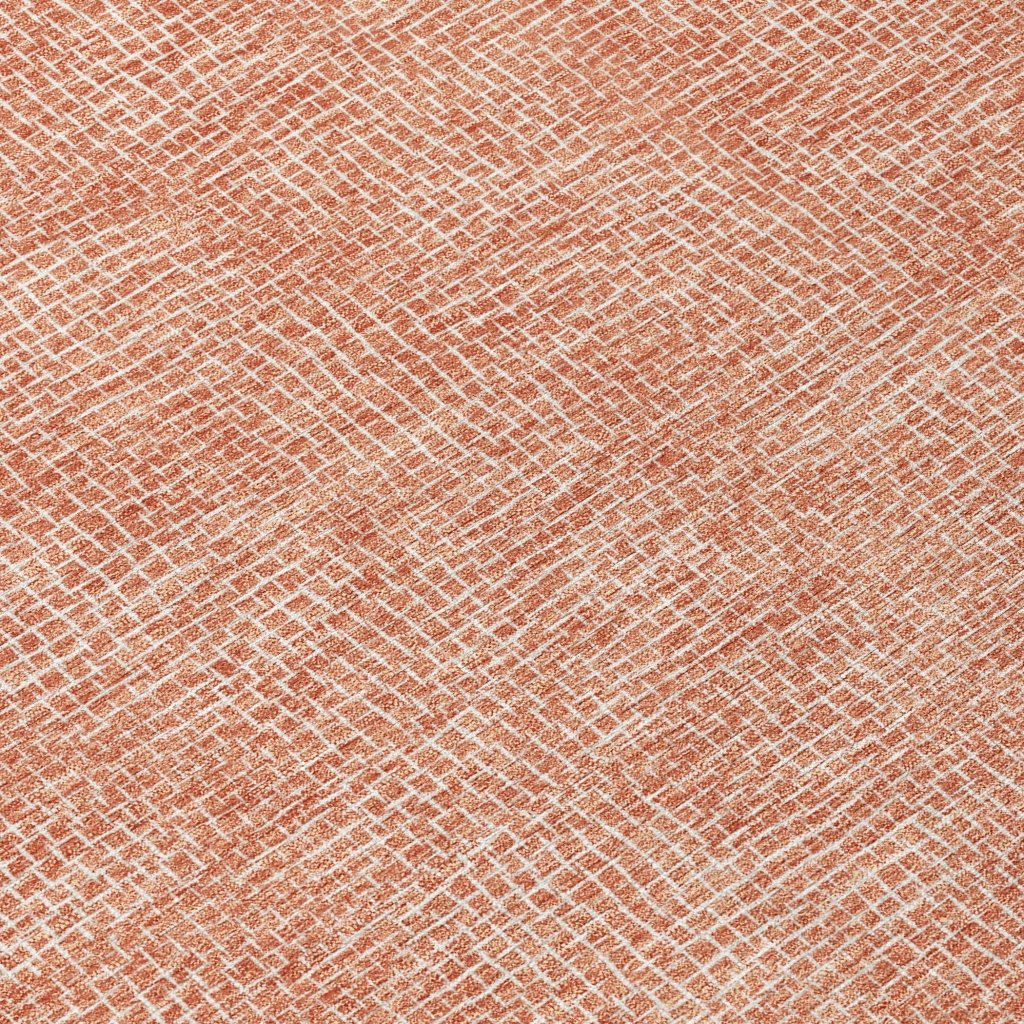 LOOMLAN Rugs Riyala Orange Washable Indoor-Outdoor Rug