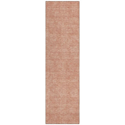 LOOMLAN Rugs Riyala Orange Washable Indoor-Outdoor Rug