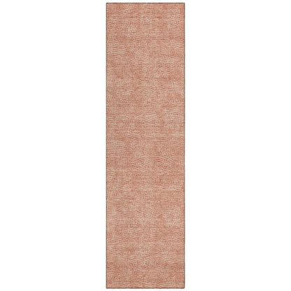 LOOMLAN Rugs Riyala Orange Washable Indoor-Outdoor Rug