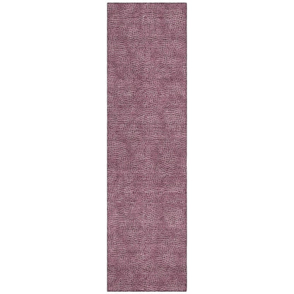 LOOMLAN Rugs Riyala Purple Washable Indoor-Outdoor Rug