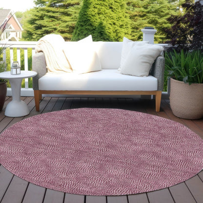 LOOMLAN Rugs Riyala Purple Washable Indoor-Outdoor Rug